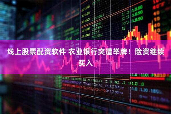 线上股票配资软件 农业银行突遭举牌！险资继续买入